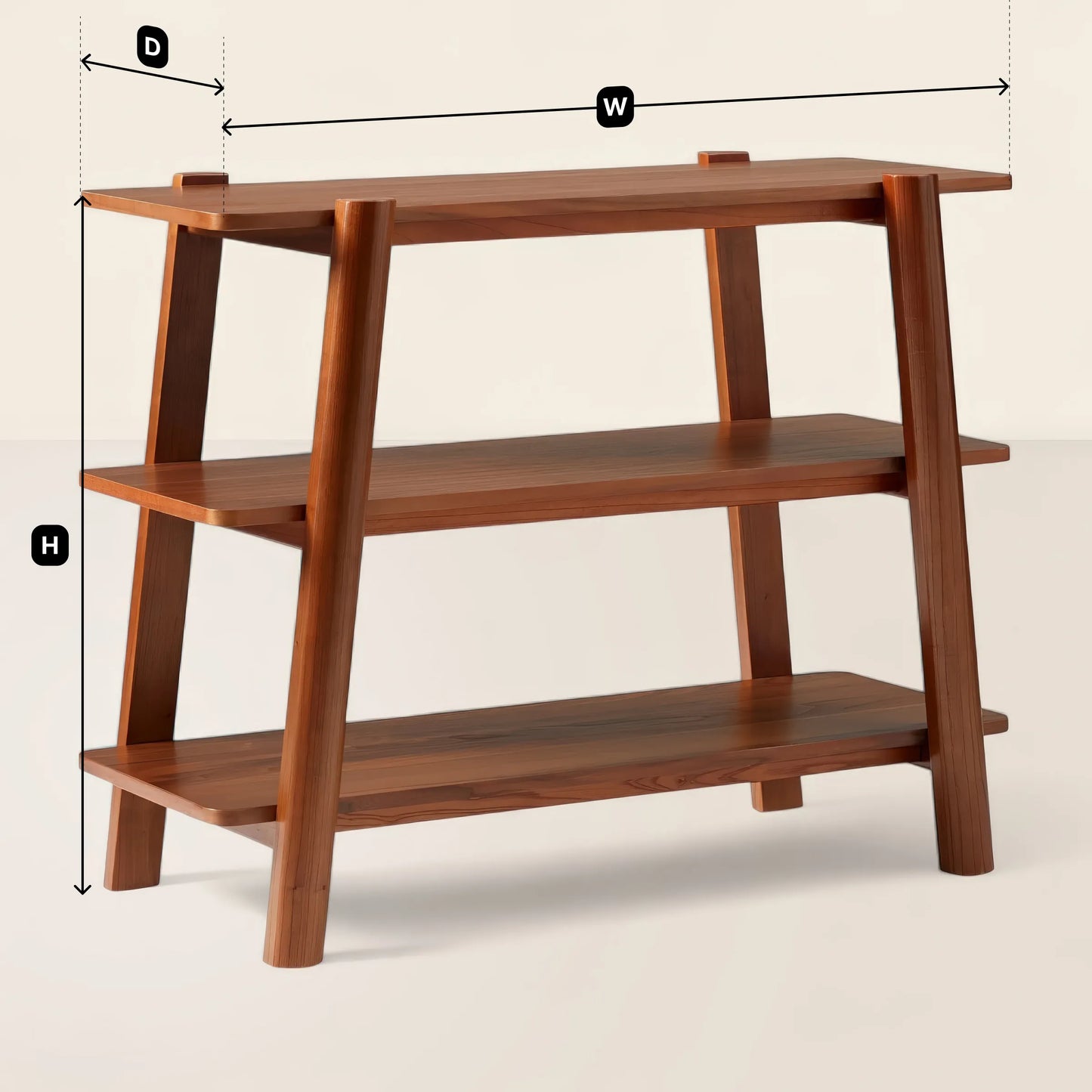 Console Table Three-Tier Modern Design