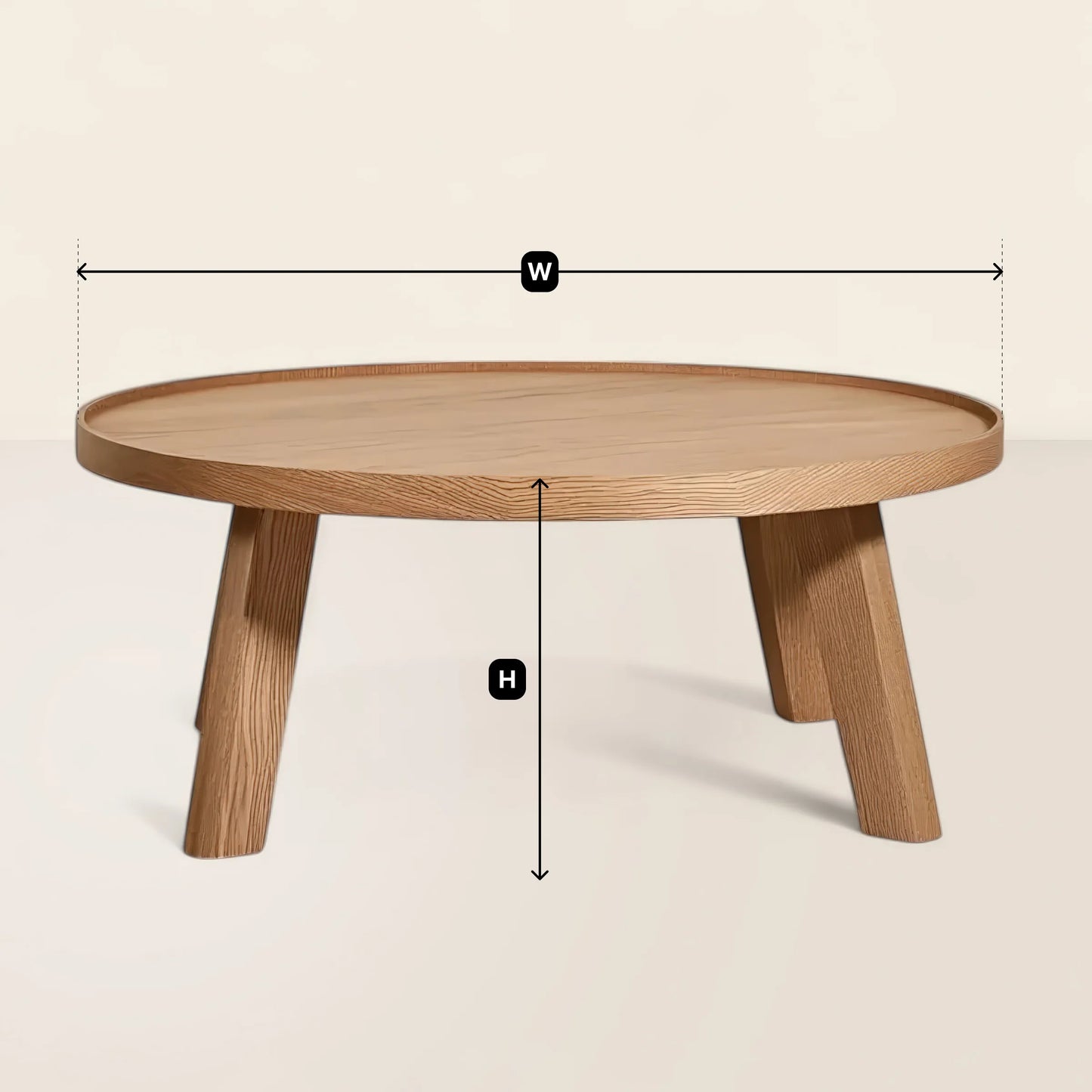 Contemporary Round Coffee Table Sleek Minimalist Design for Modern Living