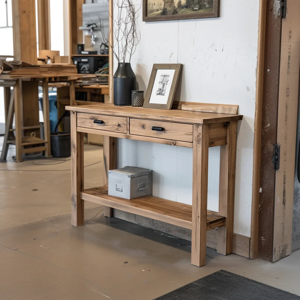 Console Table Storage Display Home Decor