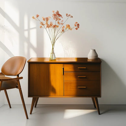 Mid Century Modern Console Table Elegant Functional Design