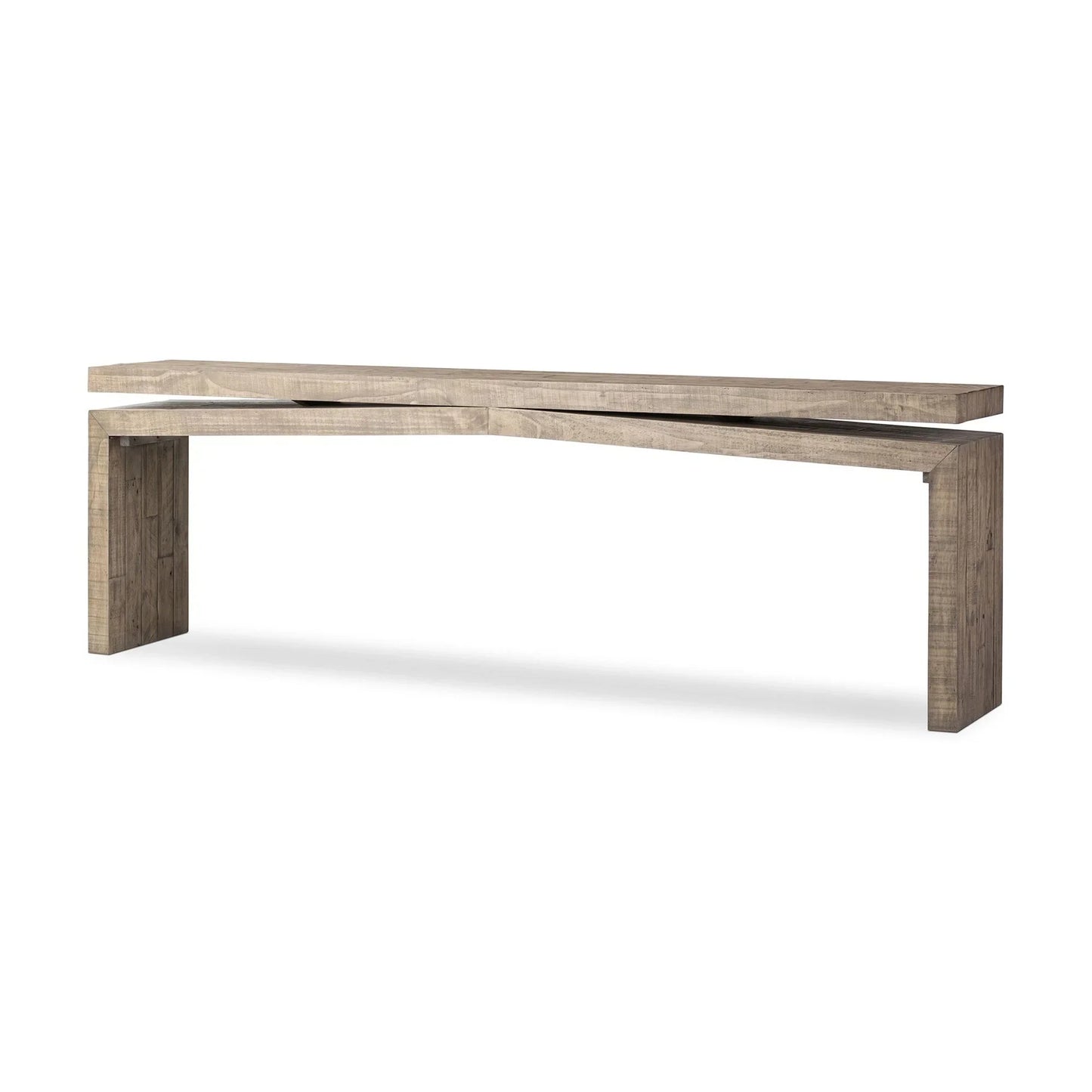 Archer Reclaimed Console Table Angular Modern Design