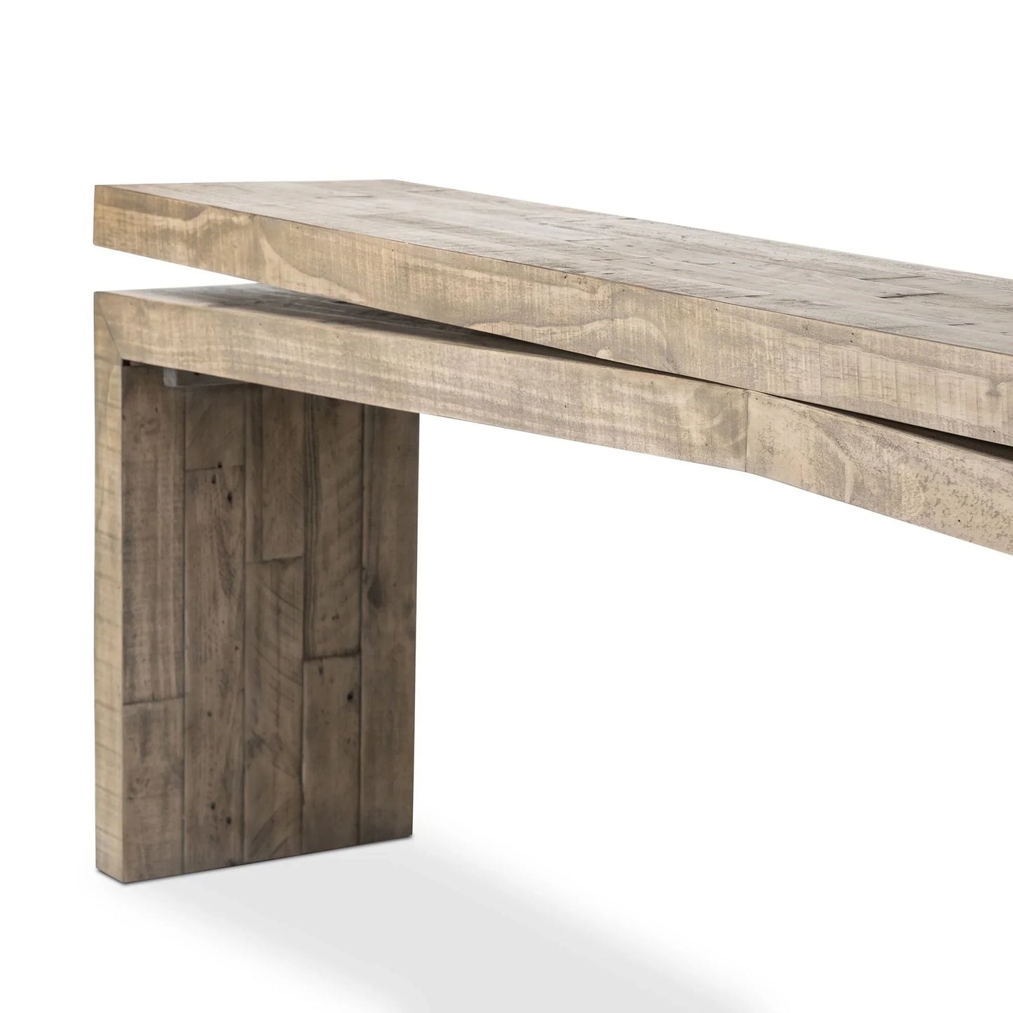 Archer Reclaimed Console Table Angular Modern Design