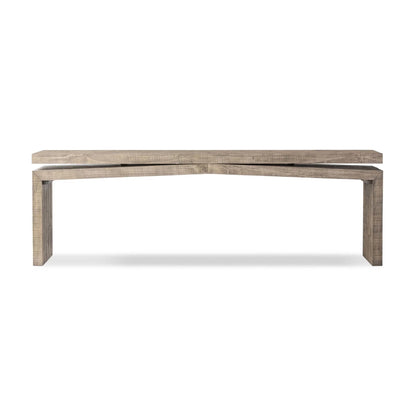 Archer Reclaimed Console Table Angular Modern Design