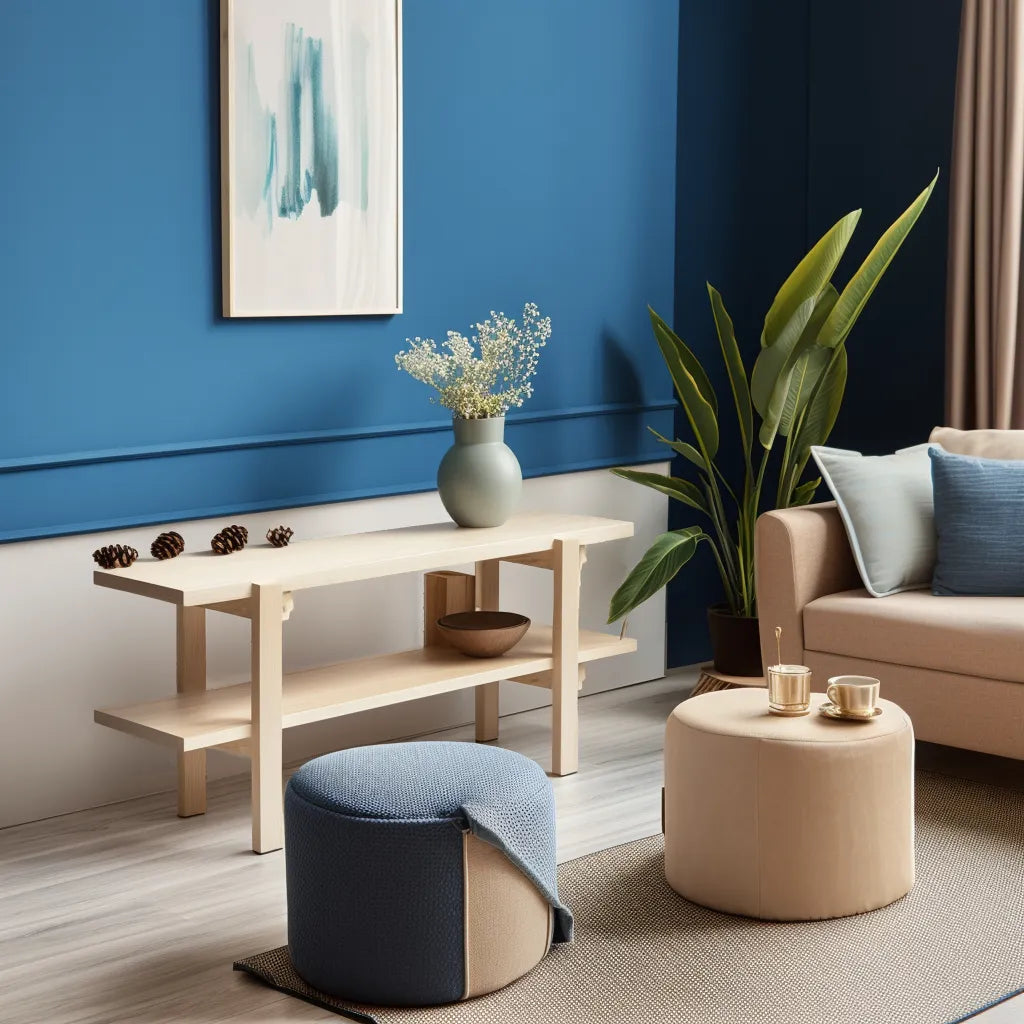 Contemporary console table modern storage sleek minimalist design