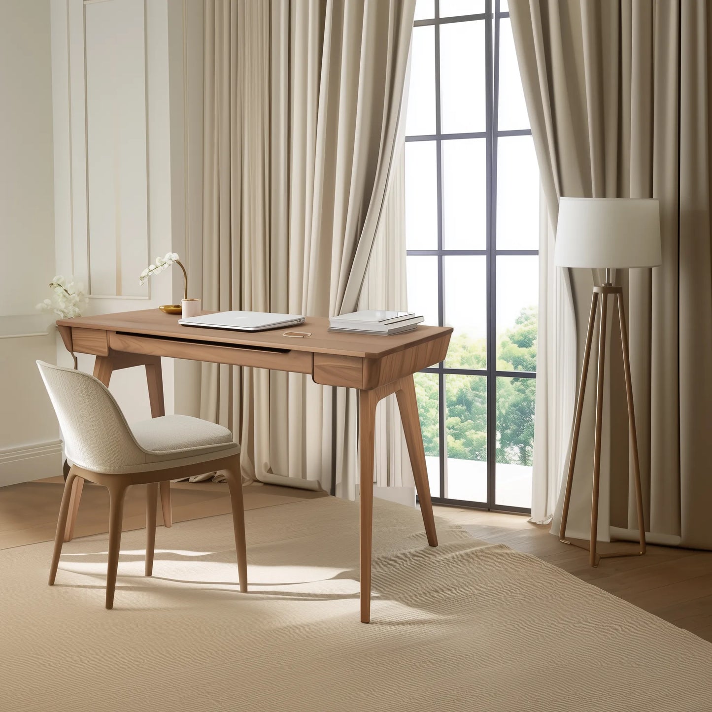 Contemporary Study Desk Stylish Functional Workspace