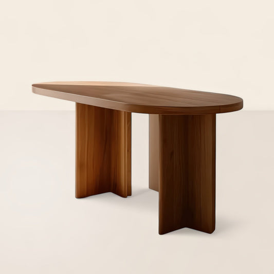 Curved Edge Desk for Serene and Stylish Home Offices