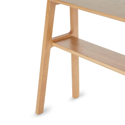 Elegant Minimalist Console Table with Lower Shelf for Versatile Storage