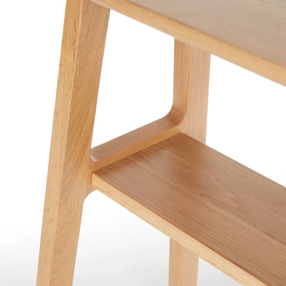 Elegant Minimalist Console Table with Lower Shelf for Versatile Storage