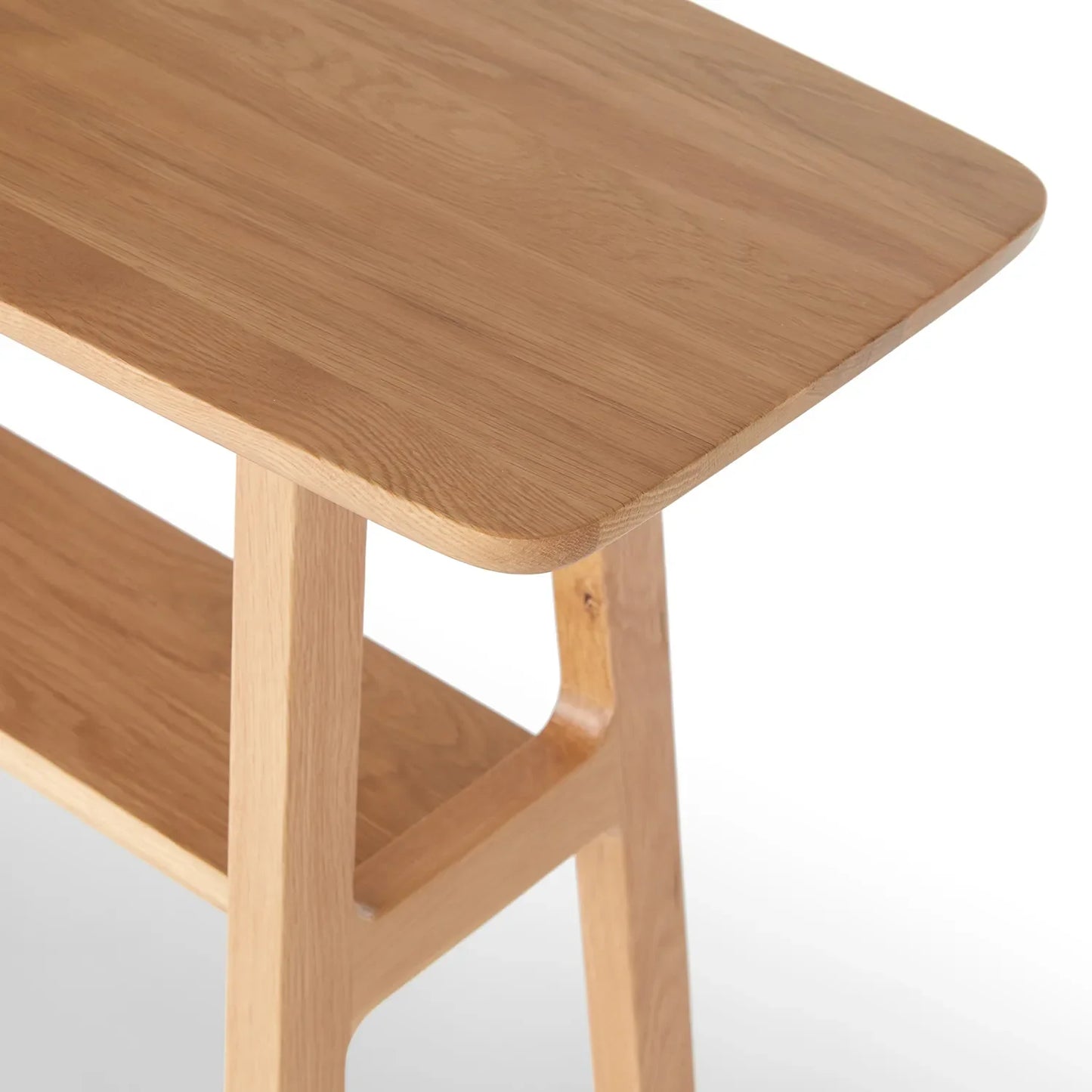 Elegant Minimalist Console Table with Lower Shelf for Versatile Storage