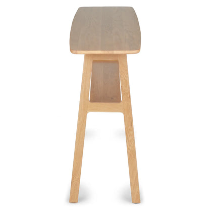 Elegant Minimalist Console Table with Lower Shelf for Versatile Storage