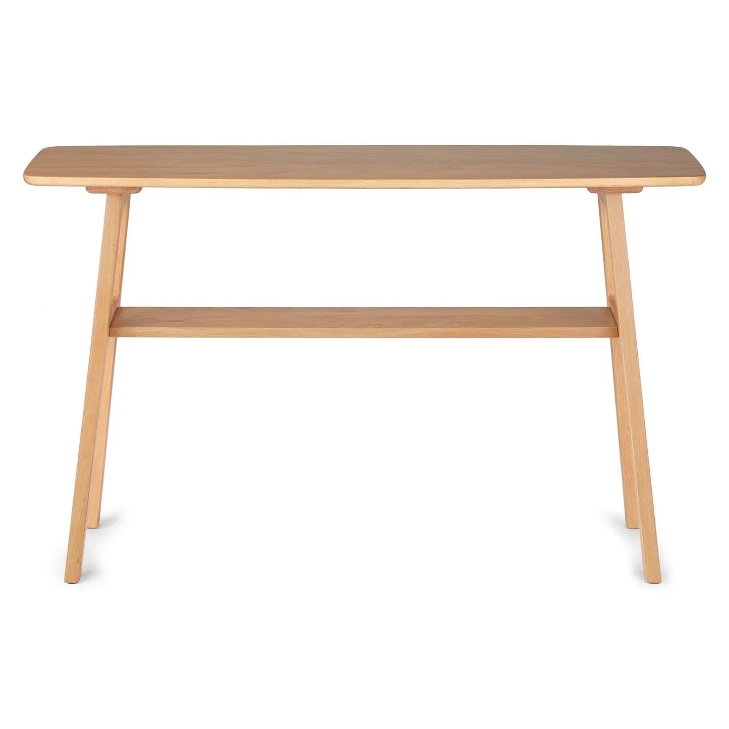 Elegant Minimalist Console Table with Lower Shelf for Versatile Storage