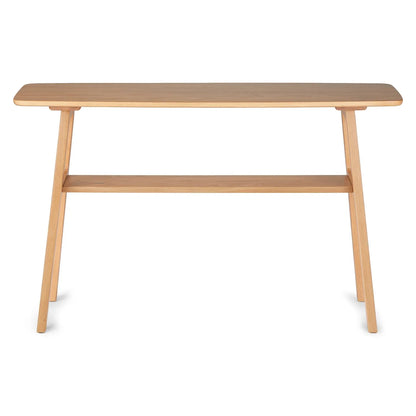 Elegant Minimalist Console Table with Lower Shelf for Versatile Storage