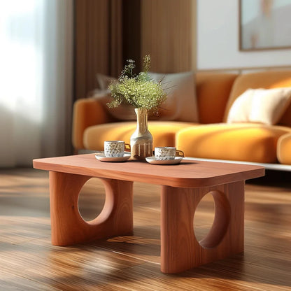 Elegant center table featured in a modern stylish living room