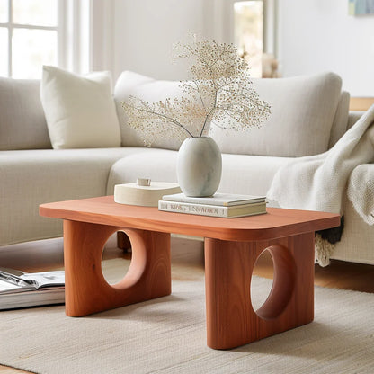 Elegant center table featured in a modern stylish living room