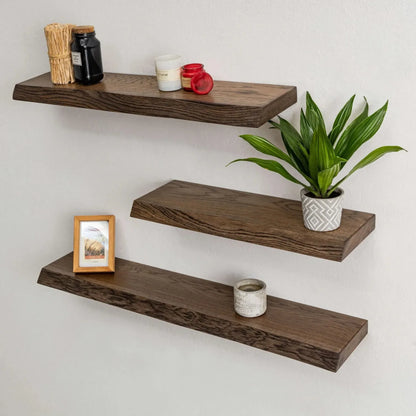 Floating Shelf Modern Minimalist wall display with books and decorative accents