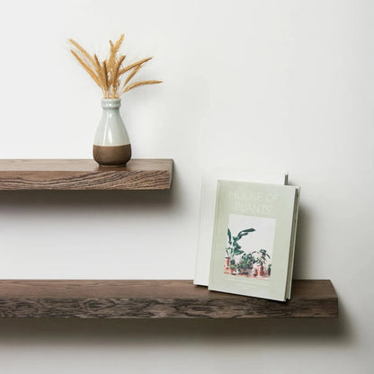 Floating Shelf Modern Minimalist wall display with books and decorative accents