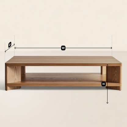 Modern Low Profile Coffee Table for Stylish Living Spaces