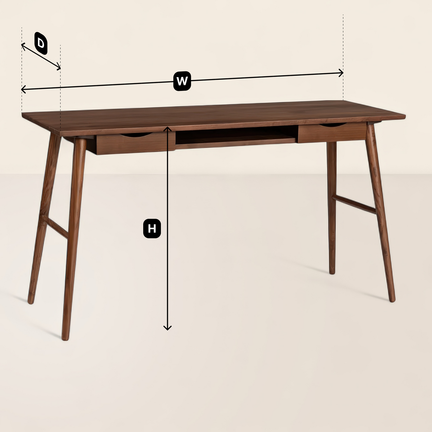 Modern Study Desk Elegant Functional Design