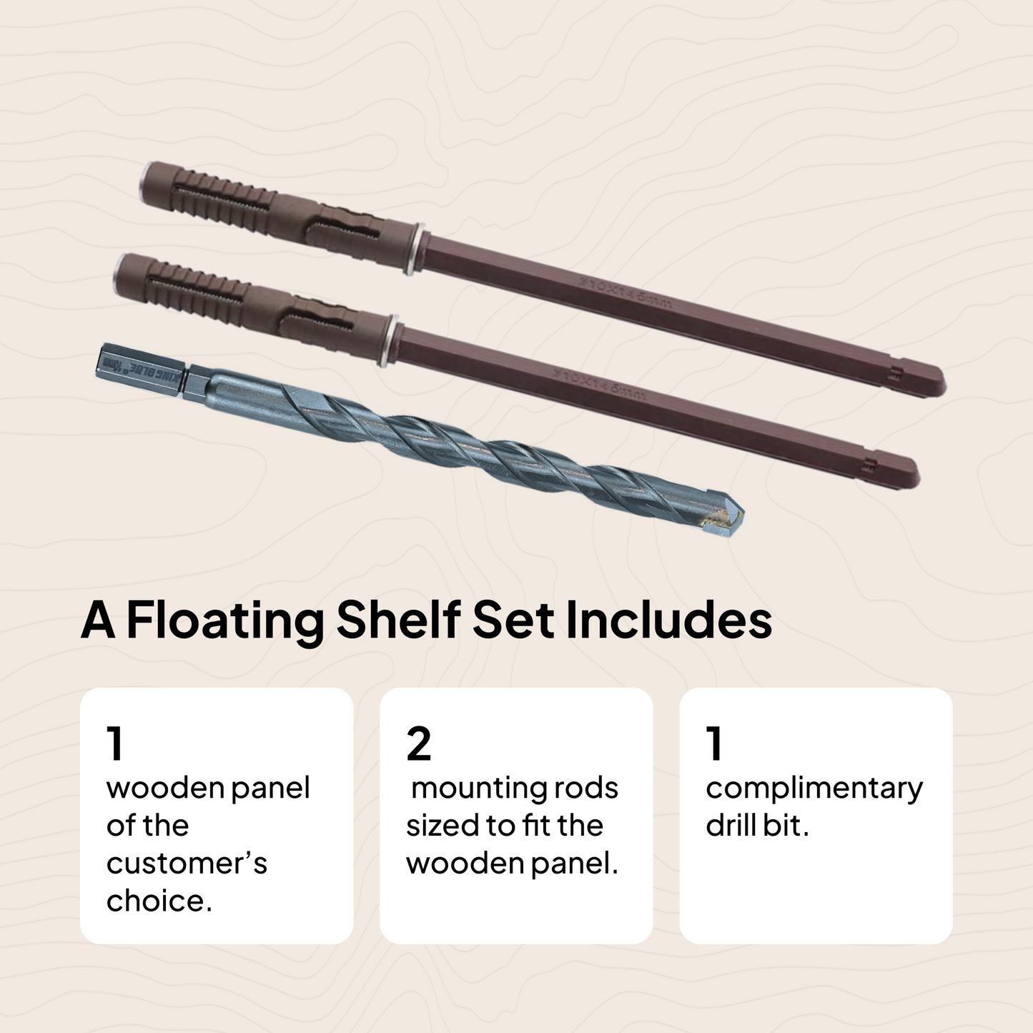 Floating Wave Shelf Decorative Display for Modern Living