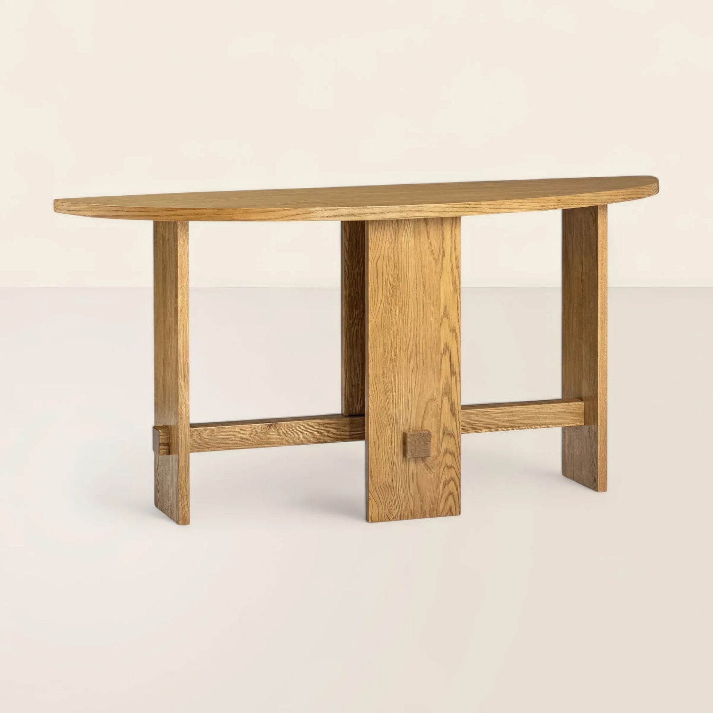 Crescent Console Table Elegant Home Accent