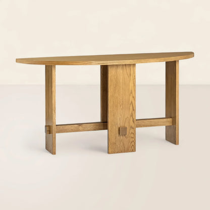 Crescent Console Table Elegant Home Accent