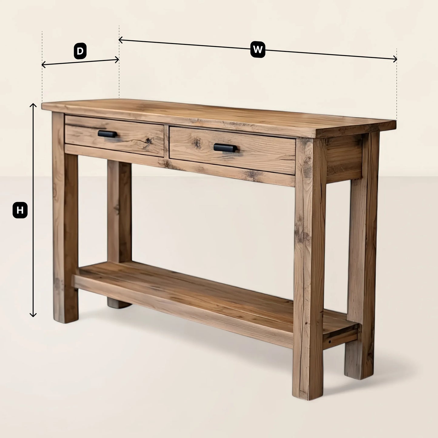 Console Table Storage Display Home Decor