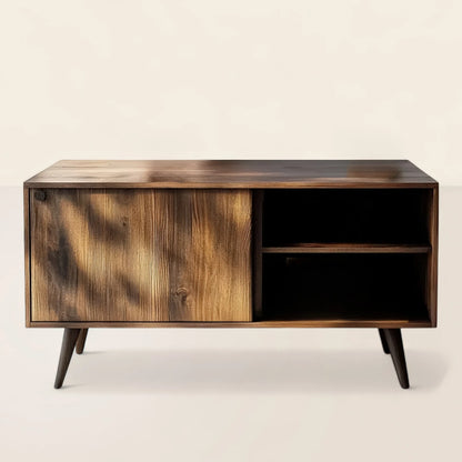 Media Console Table Storage Display Home Decor