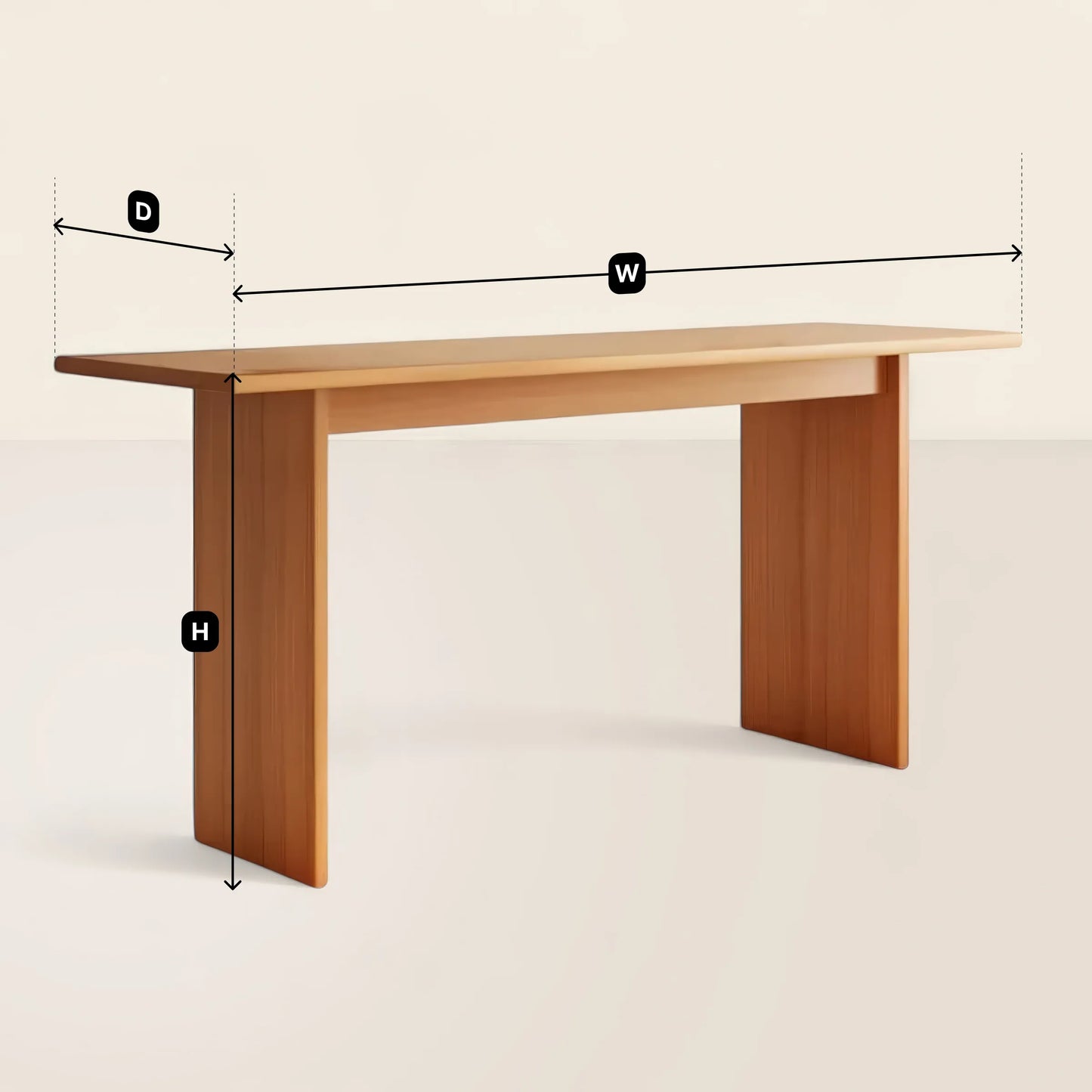 Minimalist Console Table with Clean Lines for Contemporary Spaces