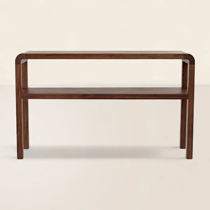 Mid Century Console Table with Clean Minimalist Lines