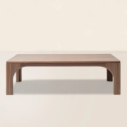 Arched Leg Coffee Table Grounded Elegance for Modern Spaces