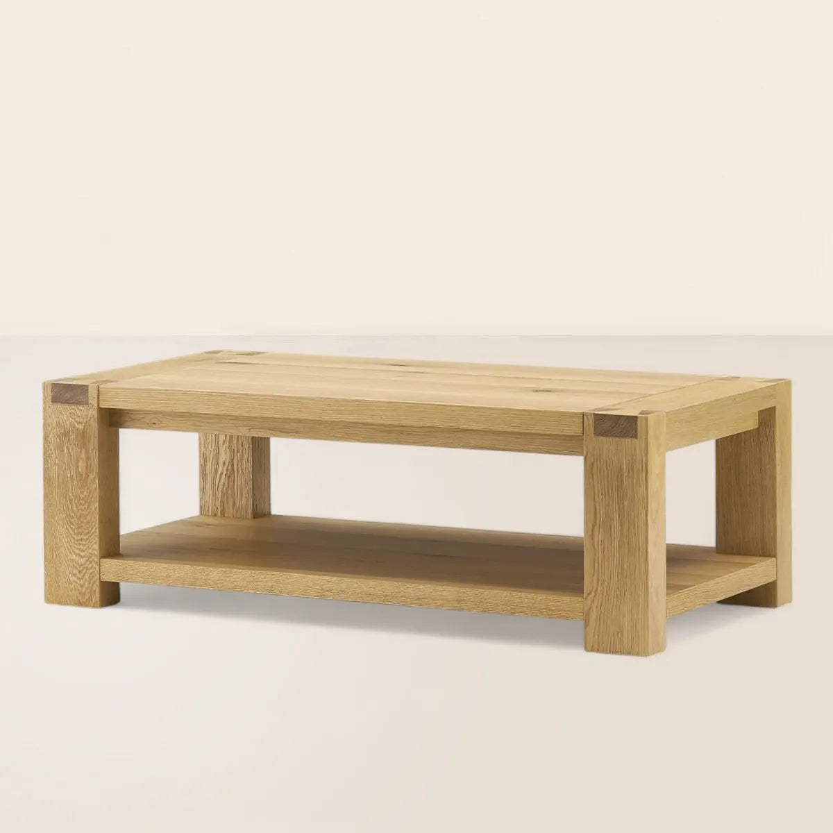 Contemporary Coffee Table with Open Storage Space