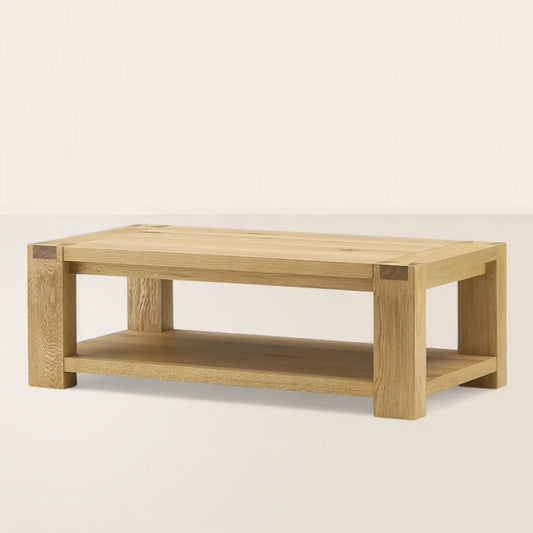 Contemporary Coffee Table with Open Storage Space