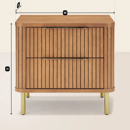 Luxury Nightstand Modern Design with Elegant Storage