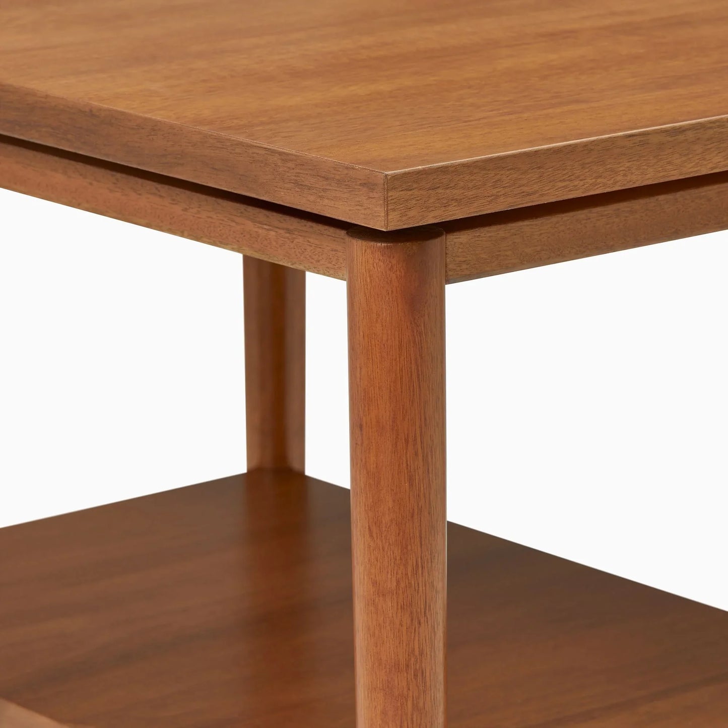 Harper Writing Desk Modern Workspace Design Integrated Open Shelves