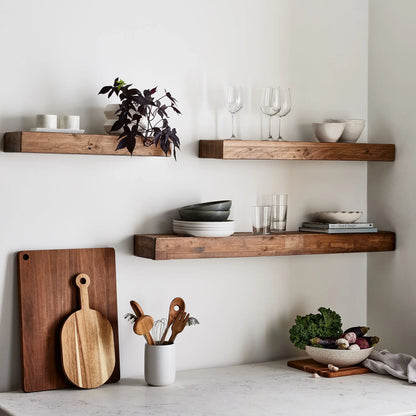 Modern Floating Wall Shelf Decorative Display Unit