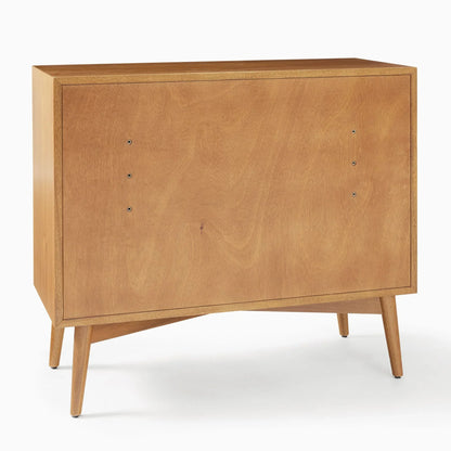 Mid-Century Console Table Storage Cabinet
