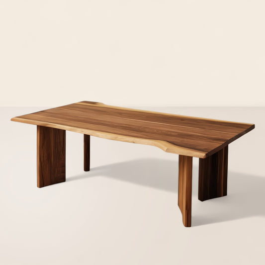 Living Table with Sculptural Form and Subtle Elegance