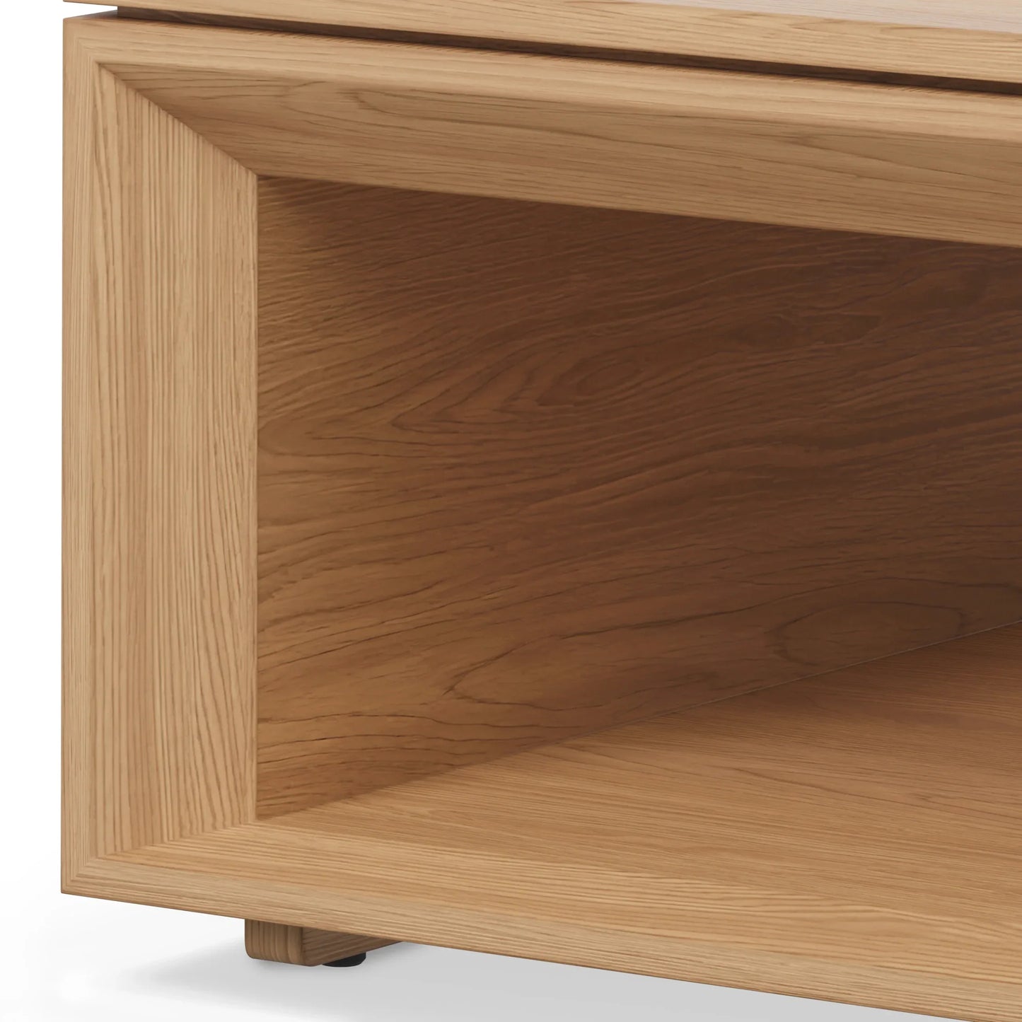 Low Profile Coffee Table with spacious open storage