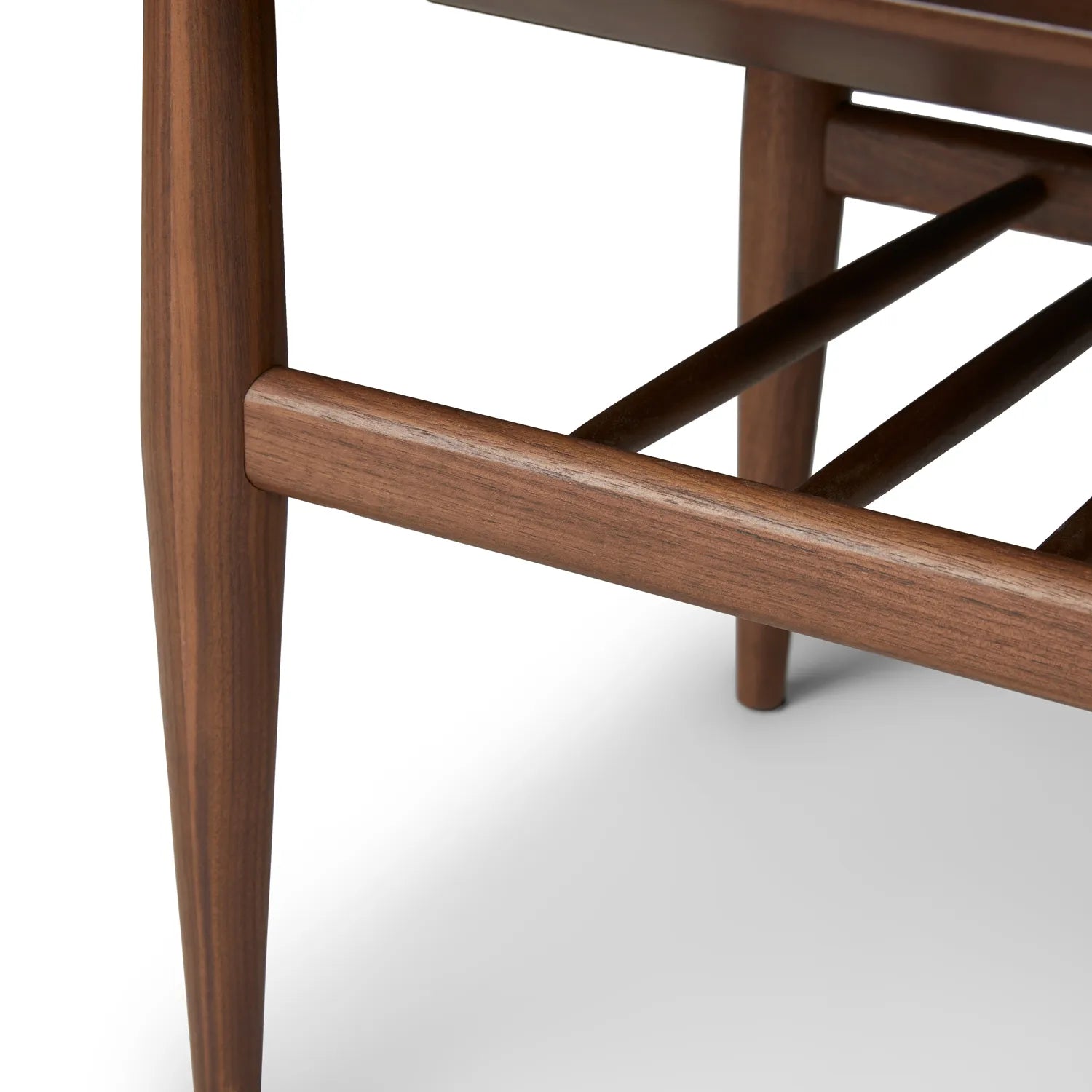 Mid Century Coffee Table with open lower shelf