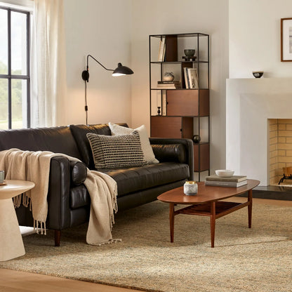 Mid Century Coffee Table with open lower shelf
