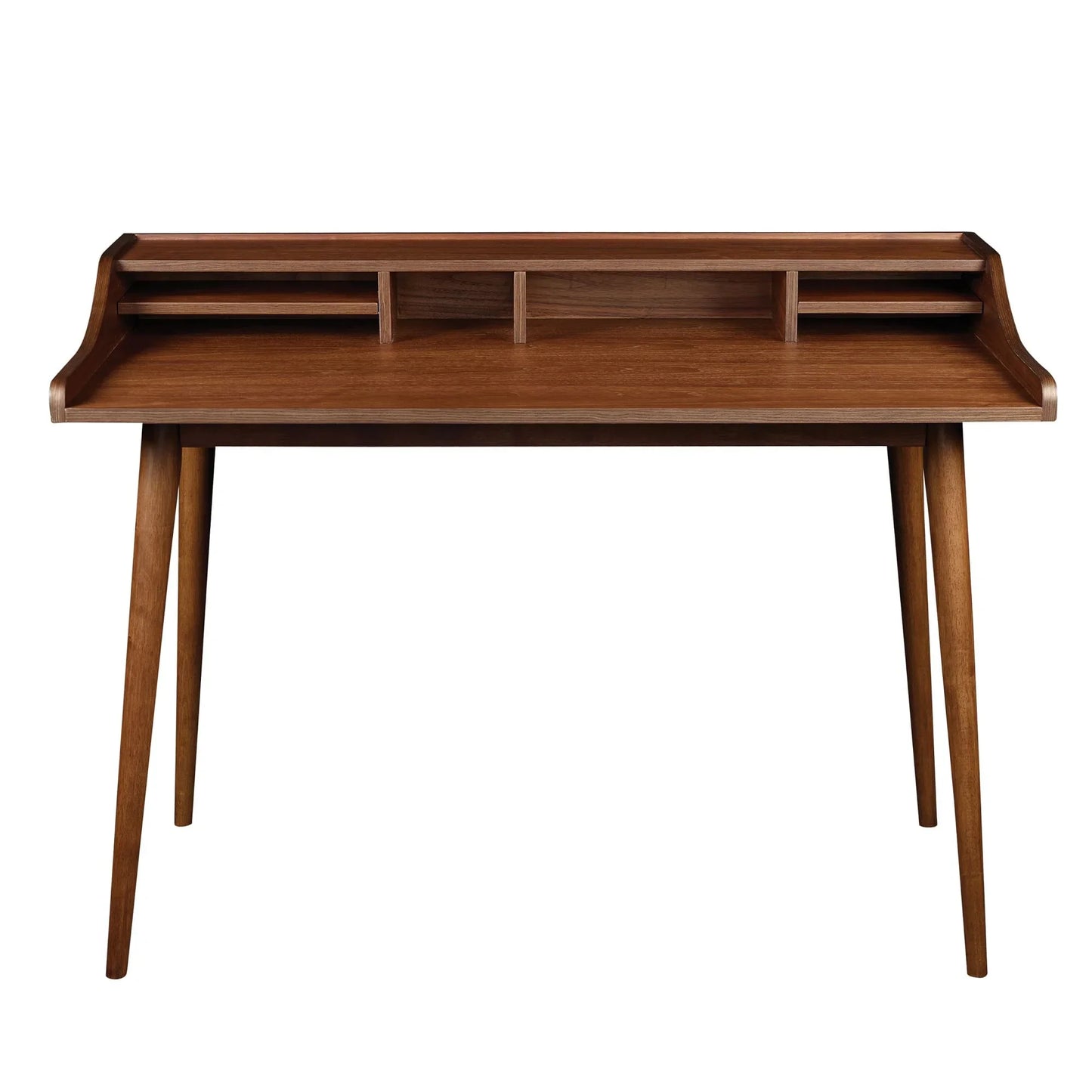 Mid-Century Writing Desk Elegant Storage Design