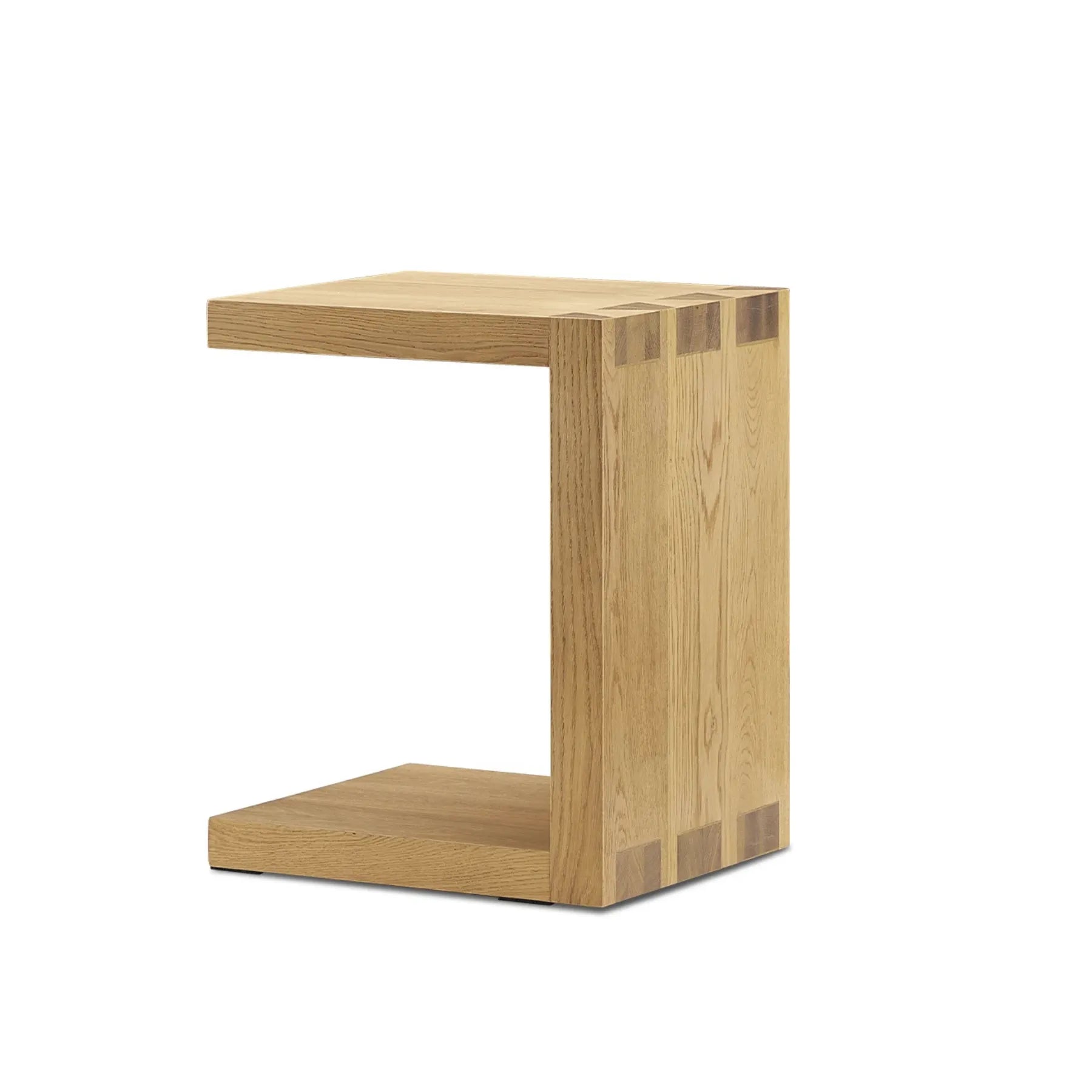 Minimalist C Side Table with a modern design and open base perfect for small spaces
