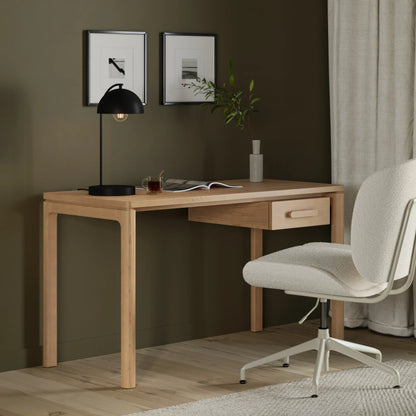 Minimalist Desk Storage drawer modern home office setting