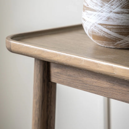 Minimalist Entryway Console Table with tapered legs