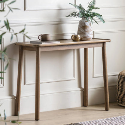 Minimalist Entryway Console Table with tapered legs
