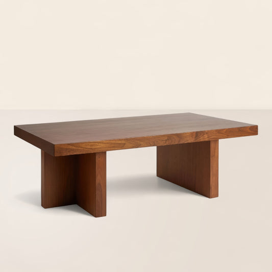 Minimalist Coffee Table Highlighting Bold Geometric Design