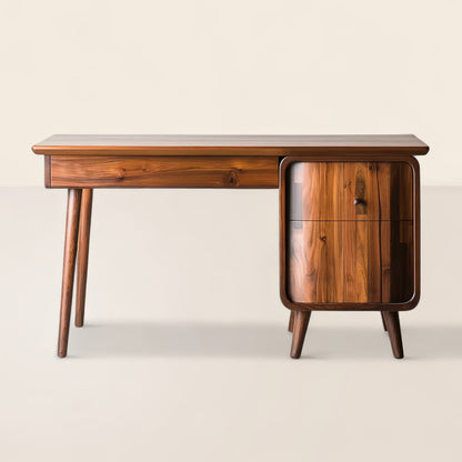 Minimalist Desk with Storage for Modern and Flexible Workspaces