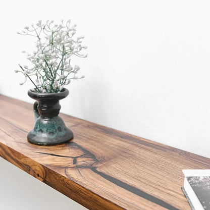 Minimalist floating shelf modern wall mounted storage solution