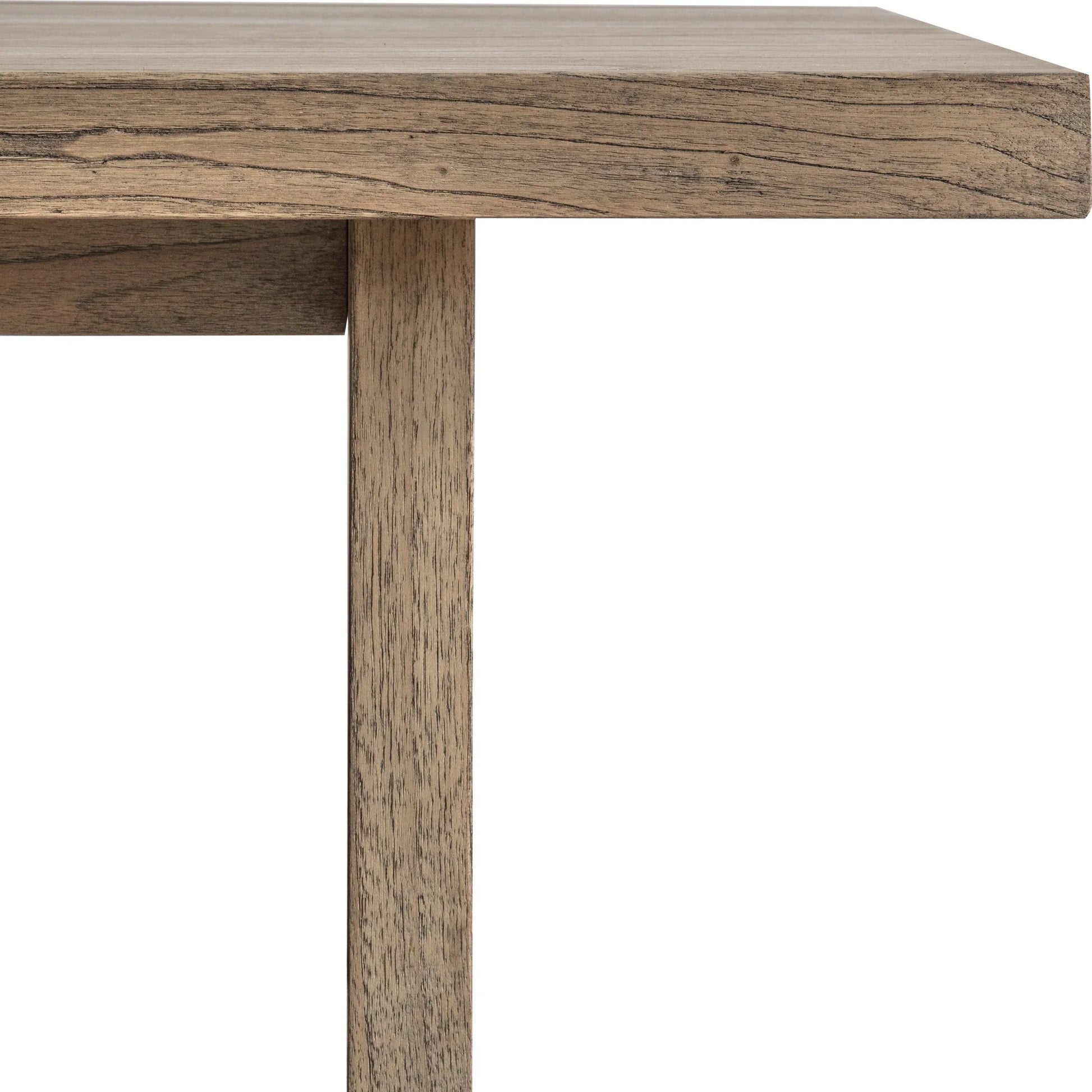 Modern Coffee Table with slatted surface and sleek design