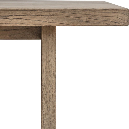 Modern Coffee Table with slatted surface and sleek design